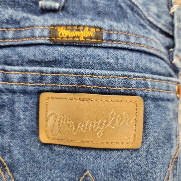 Wrangler Jeans Mens 36x36 Blue Cotton Mid Rise Bootcut *GUC* - Picture 9 of 11
